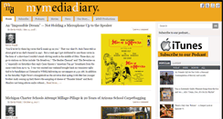 Desktop Screenshot of mymediadiary.com